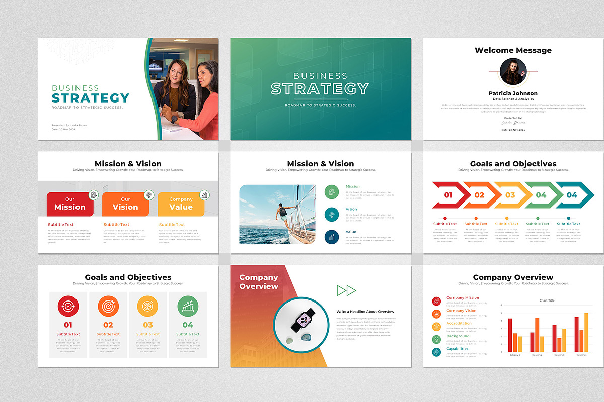 Business Strategy PowerPoint, a Presentation Template by Design Vault (Photo 2 of 7)