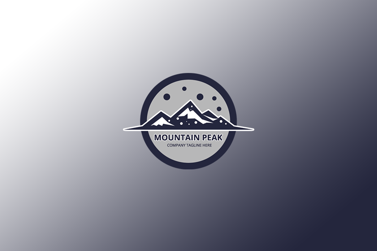 PS Mountaite Mountain Logo Template, a Branding & Logo Template by PCMShaper