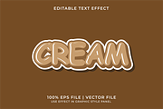 Cute Cream Text Effects Bundle, a Layer Style Add-On by WM48 Shop (Thumbnail 2 of 10)