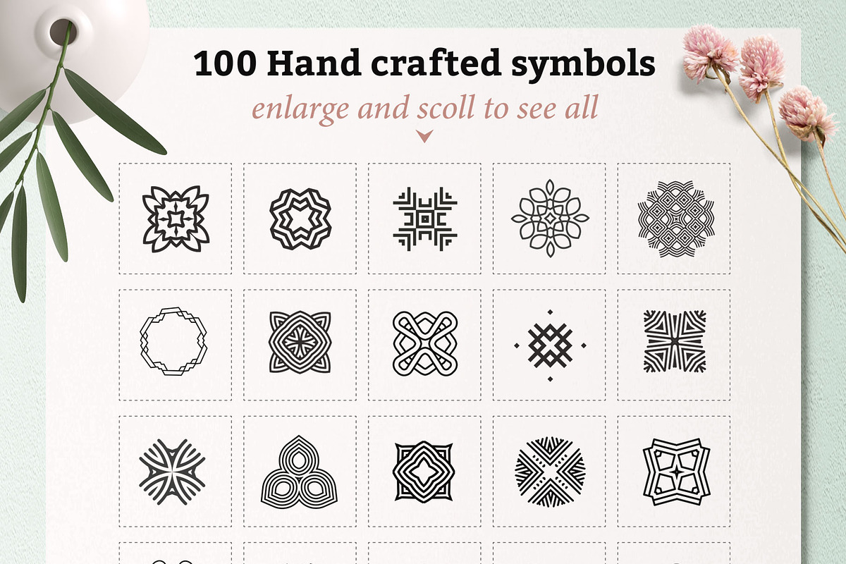 Logo Creator - geometric minimal kit, a Branding & Logo Template by Nues Design (Photo 8 of 31)