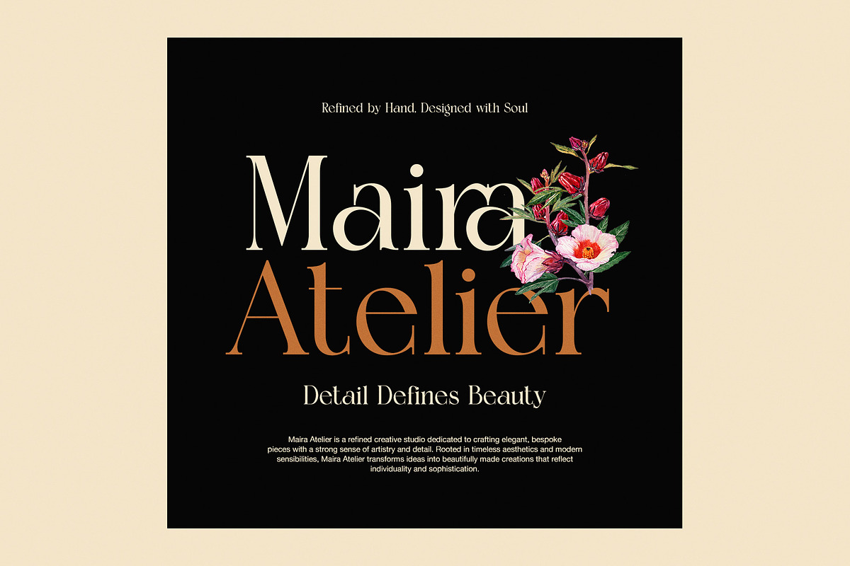 Ciesla Elegant Serif Font, a Serif Font by Graphicxell (Photo 2 of 8)