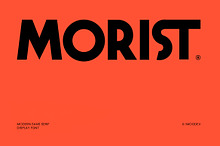 Morist - Bold Modern Display Sans
