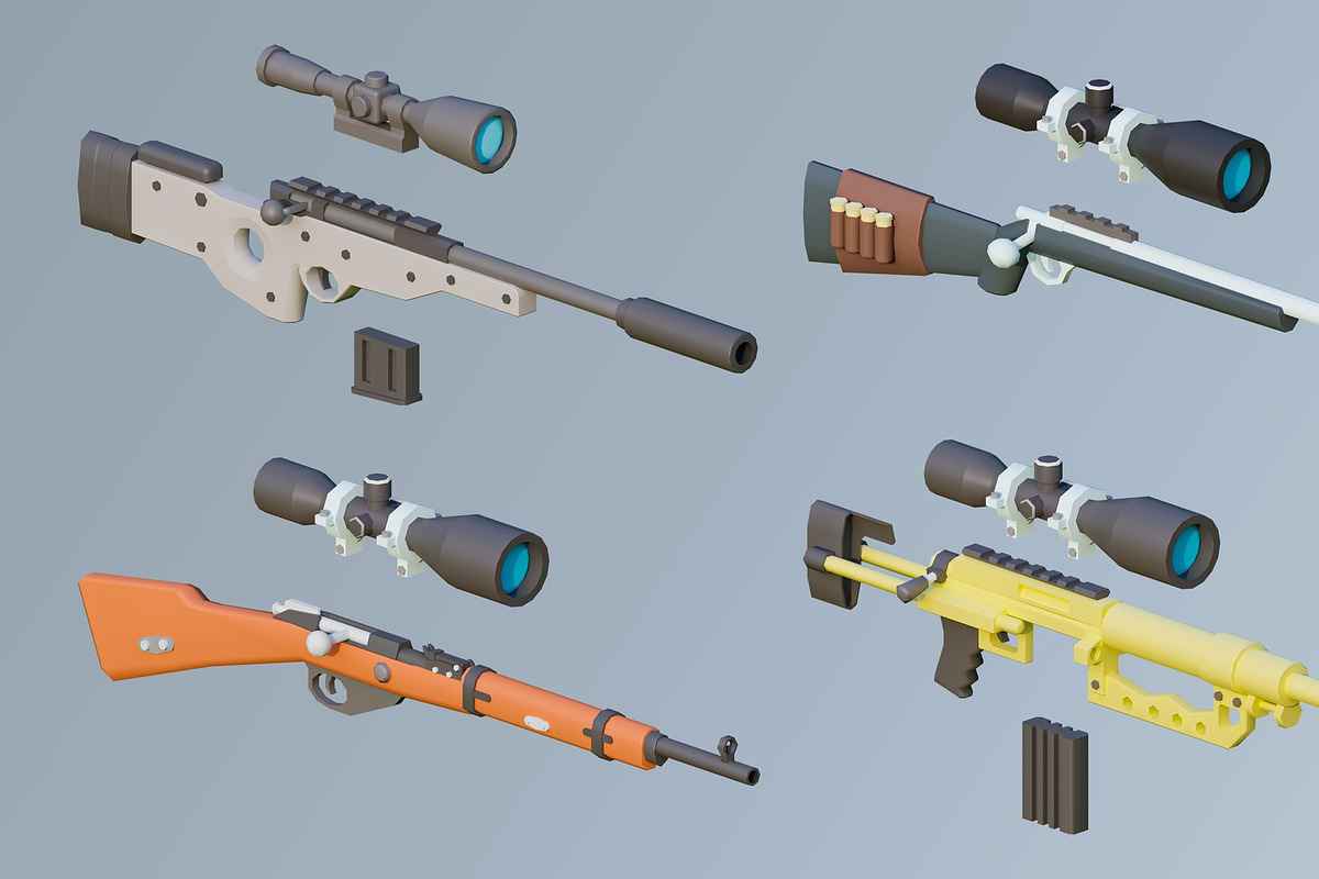 Weapons 2, an Object 3D Model by ithappy (Photo 23 of 32)