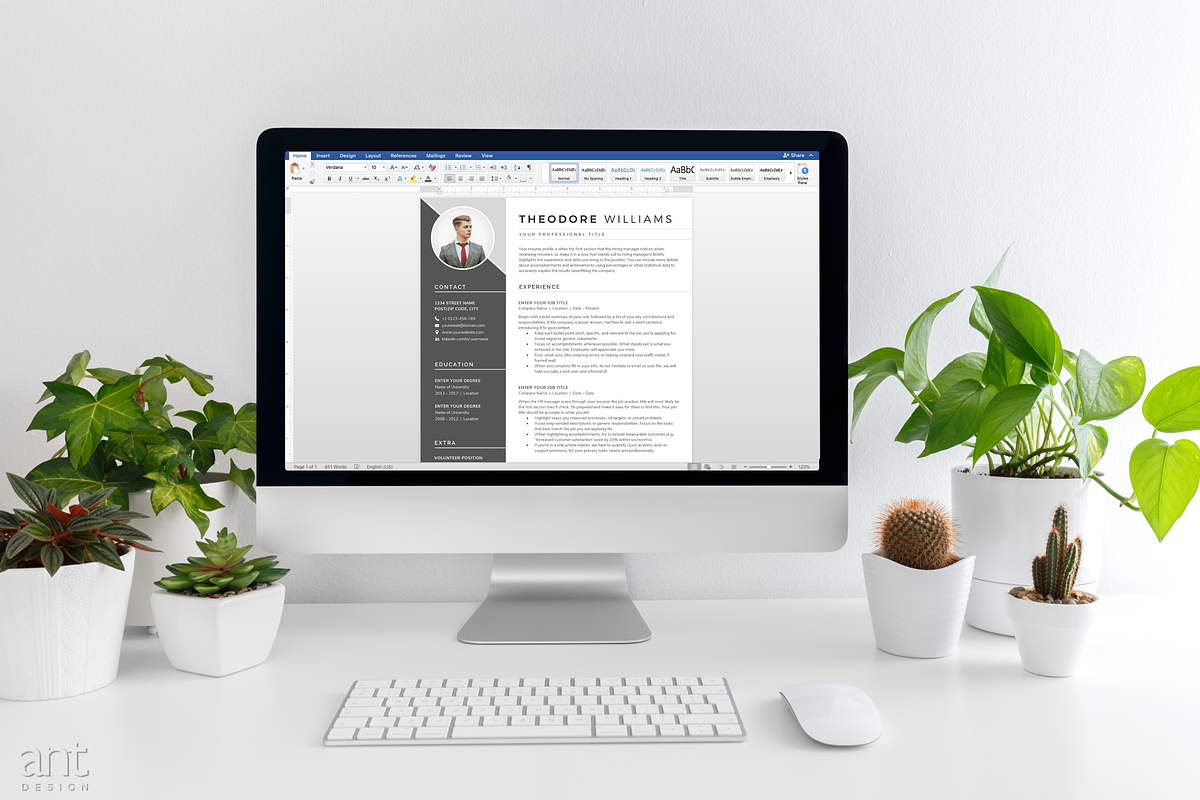 Modern Resume Template - Theodore, a Resume Template by AntDesignStudio (Photo 11 of 18)