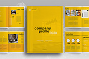 Yellow Company Profile Brochure, a Brochure Template by Boris Cupac (Thumbnail 1 of 7)