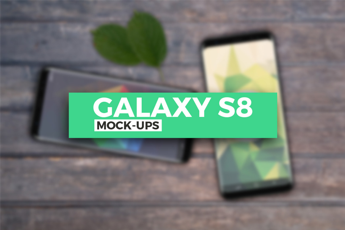Samsung Galaxy S8 Mock-Ups, a Device Mockup by Modern Studio (Photo 1 of 4)