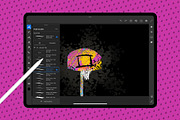All-Star Inks Photoshop Brushes, a Brush Add-On by Tim Hankins Design (Thumbnail 2 of 5)