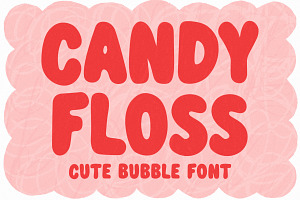 Candy Floss - Cute Bubble Font