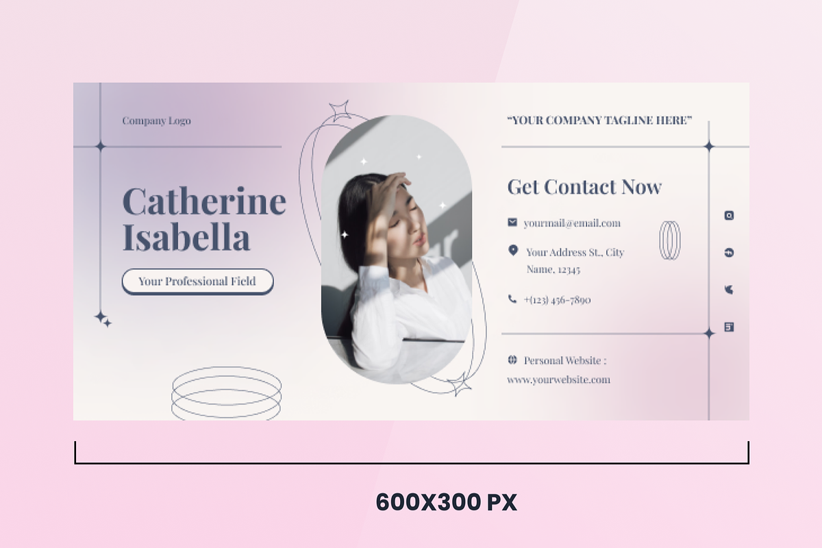 Yorane Aesthetic - Email Signature, an Email Template by SquidPixey (Photo 2 of 4)