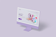 iMac Desktop Mockup Bundles, a Mac Mockup by Graphic Aesthetic (Thumbnail 10 of 22)