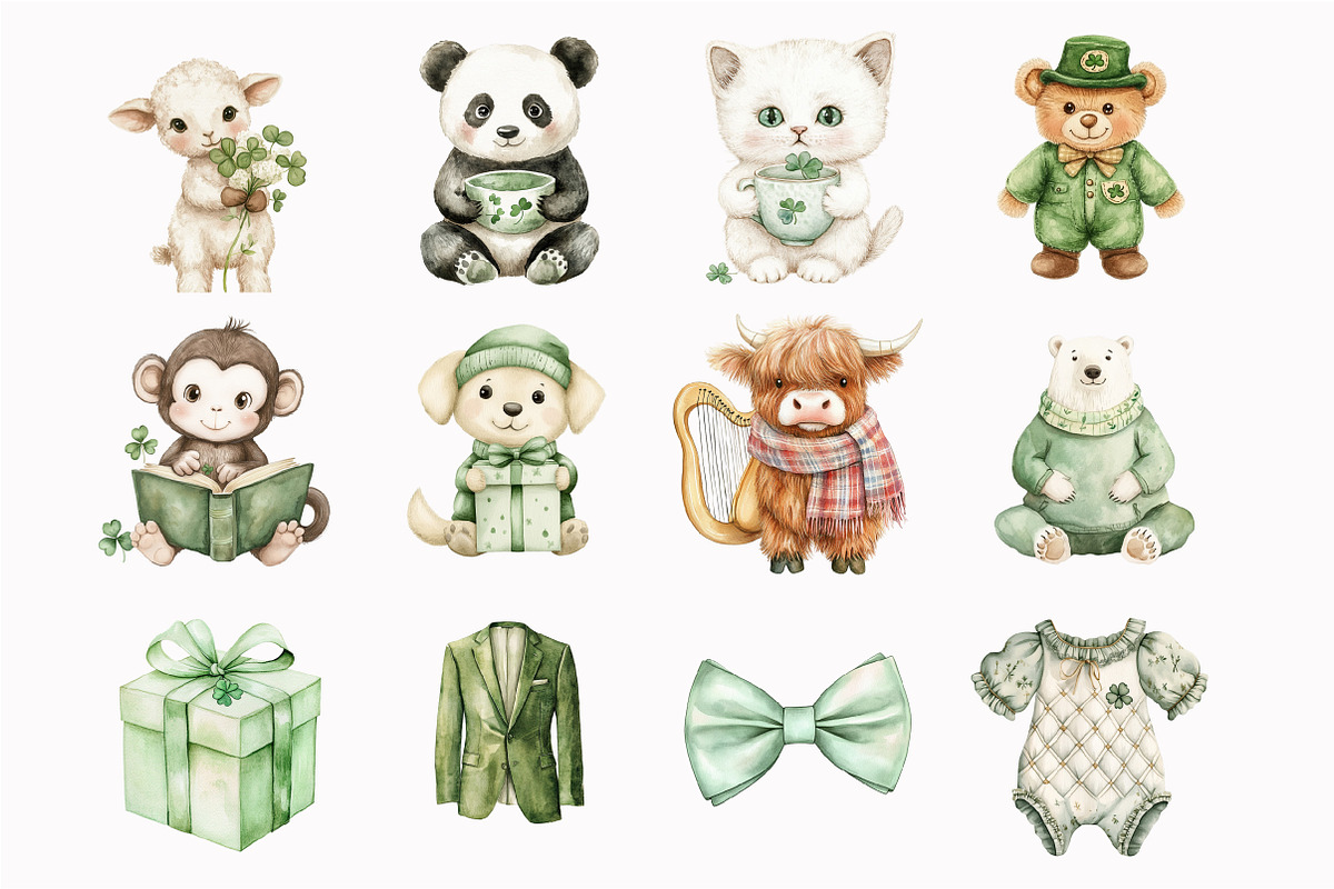 St Patrick’s Day Nursery Clipart, an Illustration by Design Market (Photo 4 of 4)