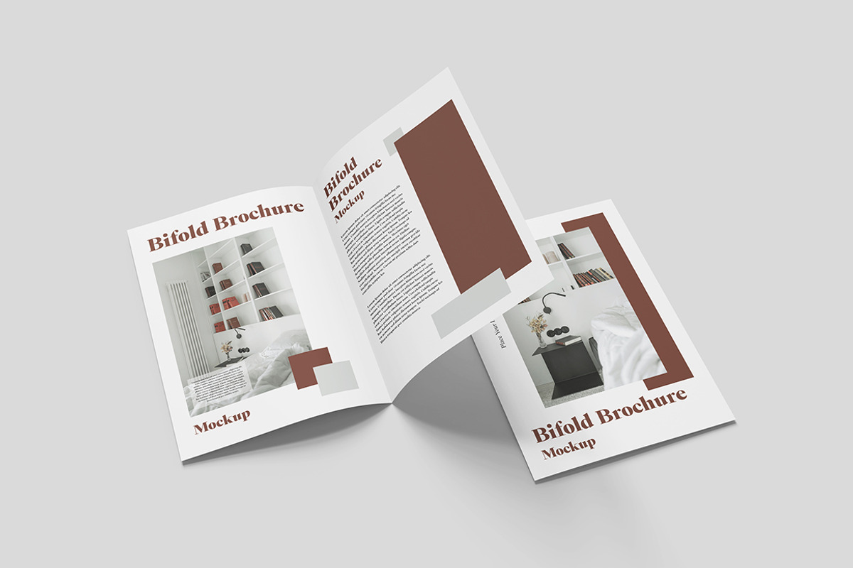 Professional Bifold Brochure Mockup, an Advertising Mockup by Indah (Photo 5 of 6)