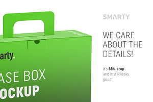 Case Box Mockup 30x25x10