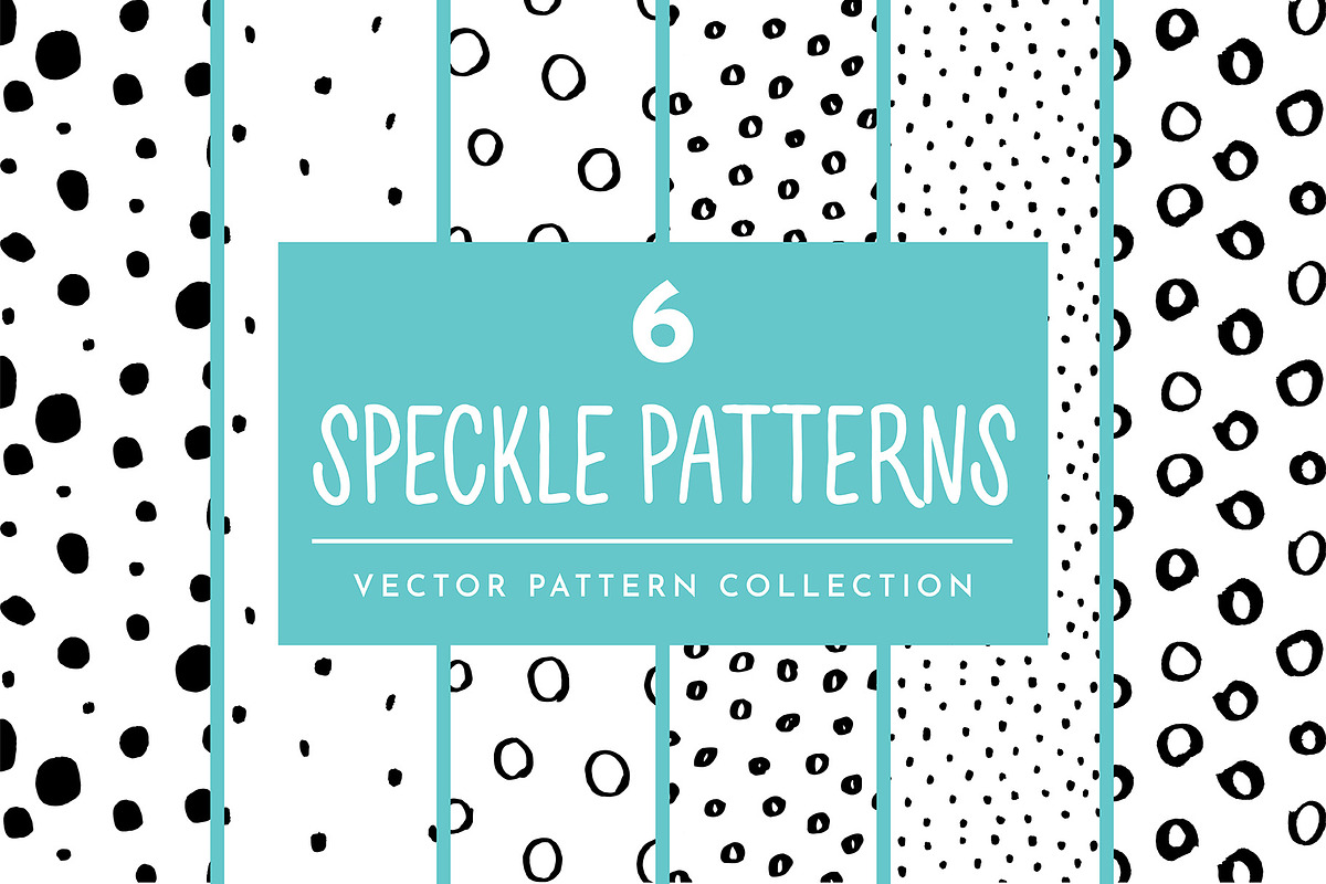 Speckle Dot Brush Abstract Patterns, a Pattern Graphic by Wildflower June (Photo 1 of 8)
