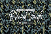 Botanical Jungle - Seamless Patterns, a Pattern Graphic by texvogue (Thumbnail 1 of 18)