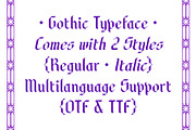 CS Kaiser Drawn, a Blackletter Font by Craft Supply Co. (Thumbnail 2 of 8)