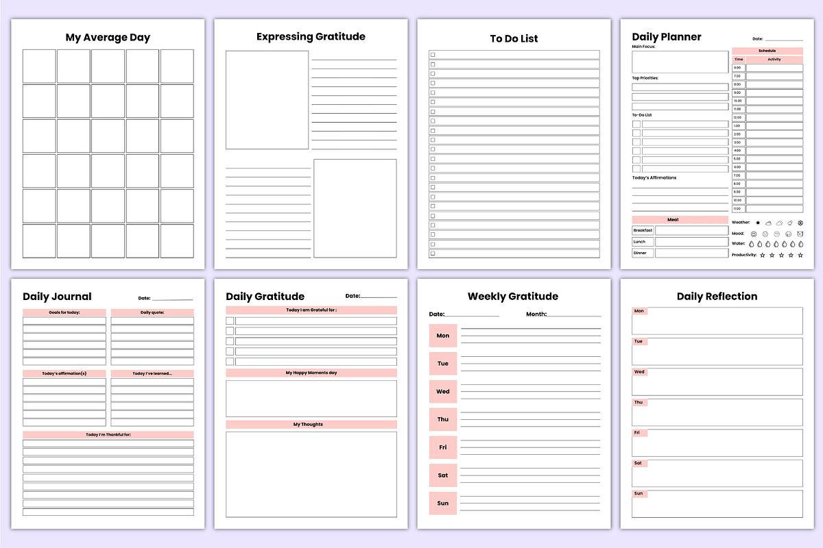 2025-2026 Vision Board Planner Canva, a Stationery Template by Mustafiz (Photo 5 of 7)