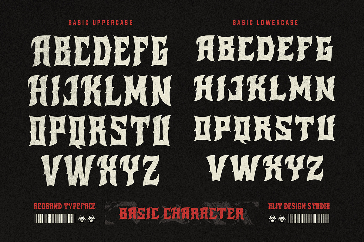Red Band Typeface, a Blackletter Font by alit design (Photo 5 of 17)
