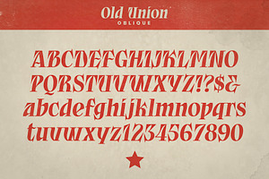 Old Union Font