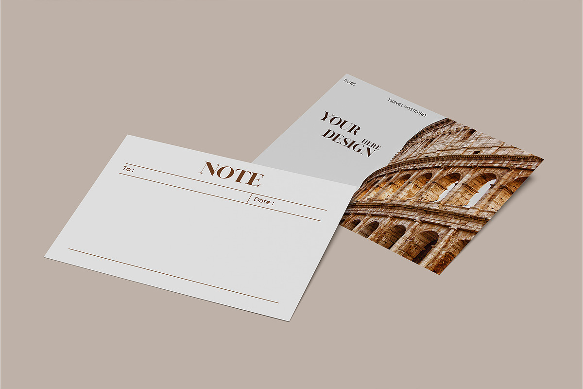 Postcard Mockup, an Advertising Mockup by rizalamora (Photo 6 of 11)