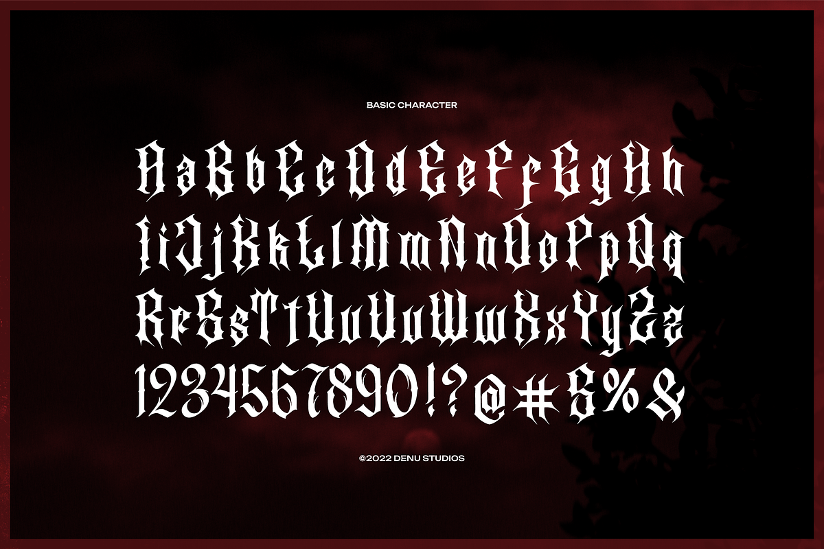 Crikthor | Black Metal Font, a Blackletter Font by Denustudios (Photo 10 of 12)