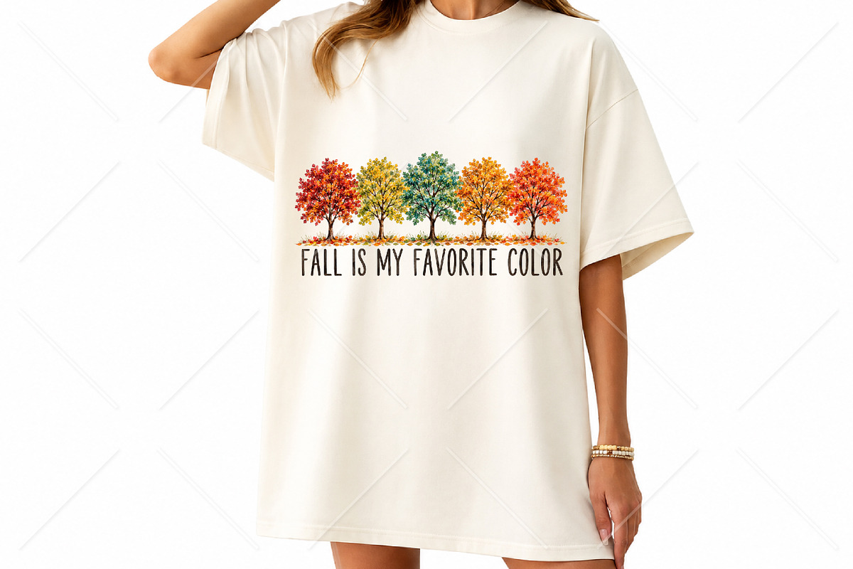 Fall is My Favorite Color PNG Tshirt, a Seasonal Illustration by Canvas Craft (Photo 5 of 6)