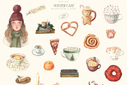 Winter Cafe, a Seasonal Illustration by LiChu Art (Thumbnail 7 of 9)