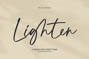 Lighten - Handwritten Font, a Handwritten Font by Alpaprana (Thumbnail 1 of 11)