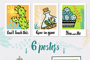 Cacti and succulents design set 140+, an Object Graphic by Live line (Thumbnail 4 of 8)
