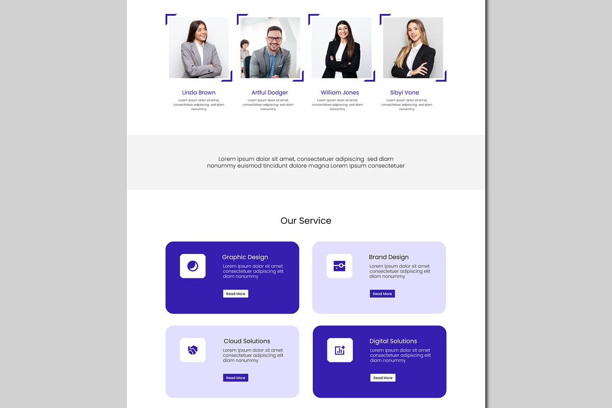 Email Newsletter Design, a Landing Page Template by ContestDesign (Photo 3 of 4)