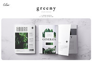 GREENY Nature Magazine Template, a Magazine Template by Celine Studio (Thumbnail 1 of 7)