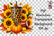 10 Leopard Print Tumbler PNG, a Graphic by Clipart Bloom (Thumbnail 9 of 11)