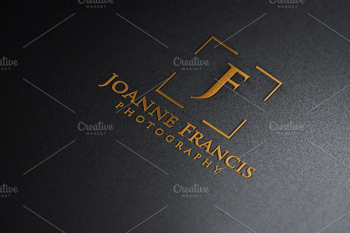 J F Logo Template, a Branding & Logo Template by Machel Design (Photo 2 of 4)