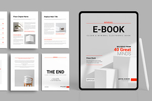 E-Book Template, an UI Kit Template by ContestDesign