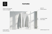 Unisex Sweatshirt Floating Mockup, a Hoody Mockup by 1001 mockups (Thumbnail 2 of 9)