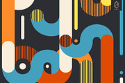 Geometric brevity seamless patterns, a Pattern Graphic by Yury Velikanov (Thumbnail 5 of 11)