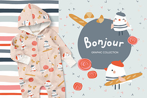 Bonjour graphic collection