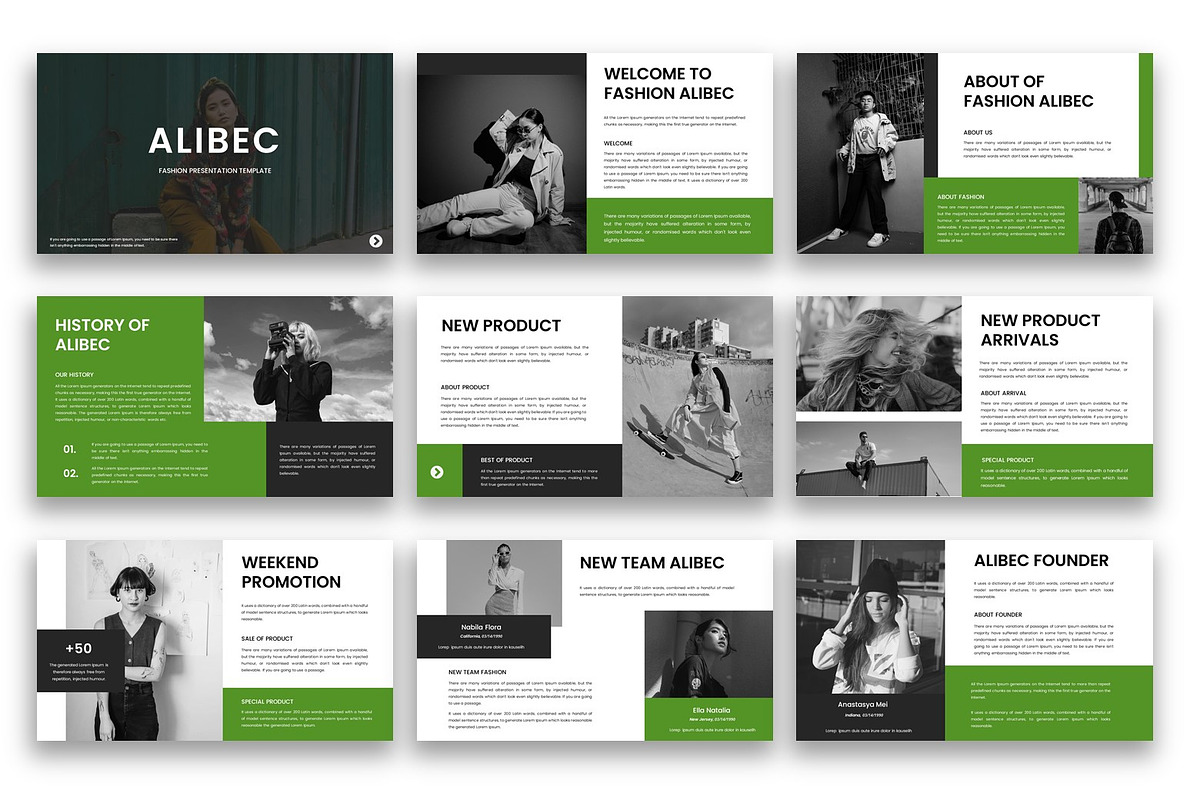 Alibec – Fashion Keynote Template, a Presentation Template by kreatifreya (Photo 5 of 5)