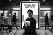 Metro Billboard Poster Mockup, an Advertising Mockup by graphypix (Thumbnail 4 of 4)