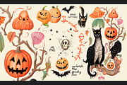 Halloween: Spooky Delights, a Seasonal Illustration by Lilithcollageart (Thumbnail 2 of 10)