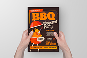 BBQ Weekend Party Flyer, a Flyer Template by Annora Studio (Thumbnail 3 of 6)