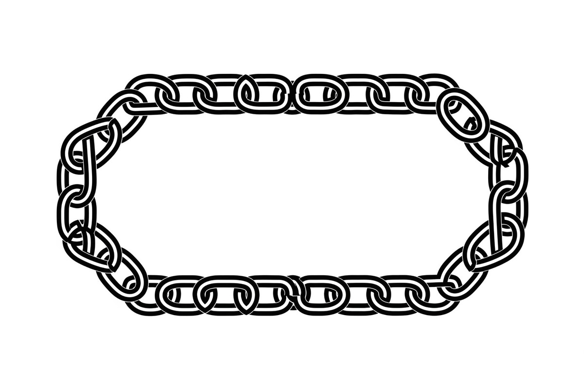 Chain Border Frame SVG Bundle, an Illustration by Designs_River (Photo 31 of 31)