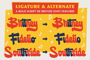 De Britges - Retro Bold Script