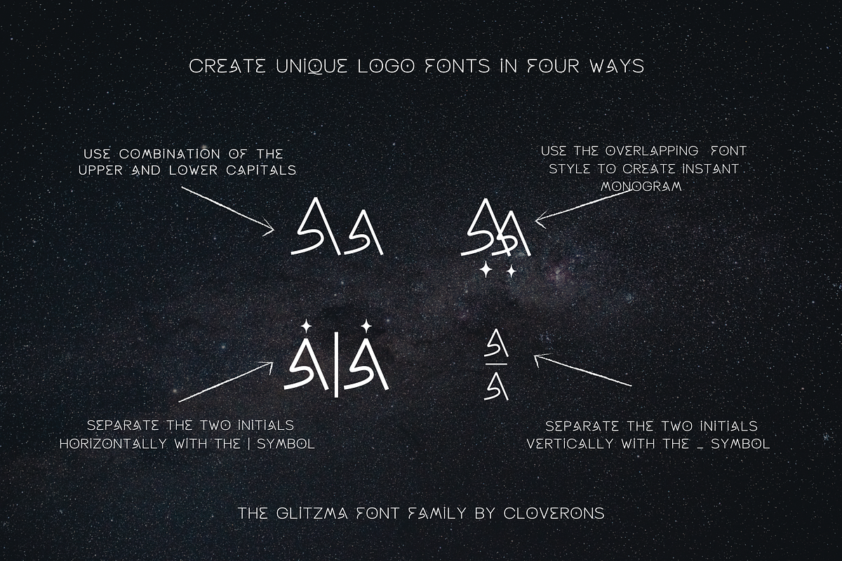 Glitzma Modern Sans Serif Logo Fonts, a Sans Serif Font by Cloverons (Photo 25 of 30)