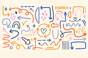 Naive Doodle Arrows & Lines, an Education Illustration by Anna Studio (Thumbnail 6 of 10)