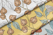 Seamless pattern with physalis, a Pattern Graphic by Elona Laff (Thumbnail 3 of 5)