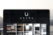 Uzers UI Kit, an UI Kit Template by Uzers (Thumbnail 1 of 5)