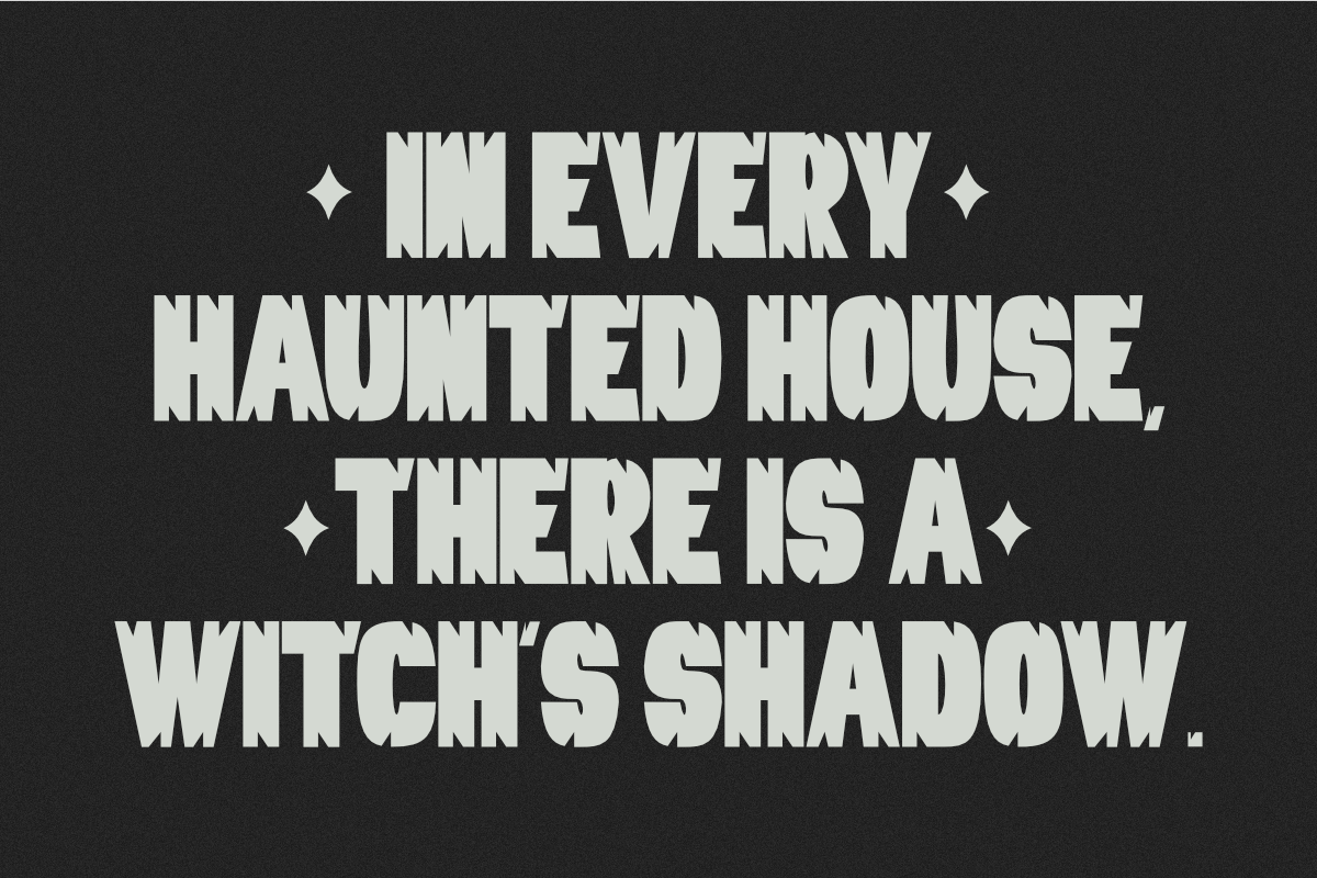 Witch Haunted - Halloween Display, a Sans Serif Font by Pian45 Studio (Photo 5 of 8)