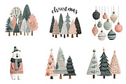 Boho Christmas Trees PNG Bundle, an Illustration by CreationArt (Thumbnail 2 of 5)