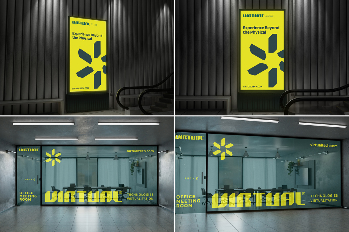 18 Tech Startup Office Mockup Bundle, an Advertising Mockup by Vitora Mockup (Photo 6 of 6)